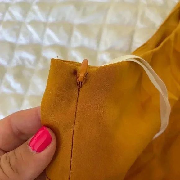 Camila Coelho Stella mini dress in gold - Picture 10 of 14